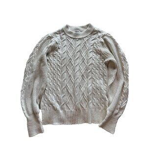 White Crown & Ivy Long sleeve Knit Sweater Small